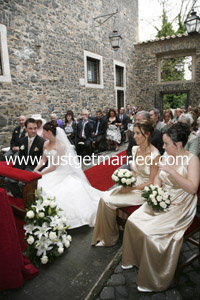 wedding rome castle blessing