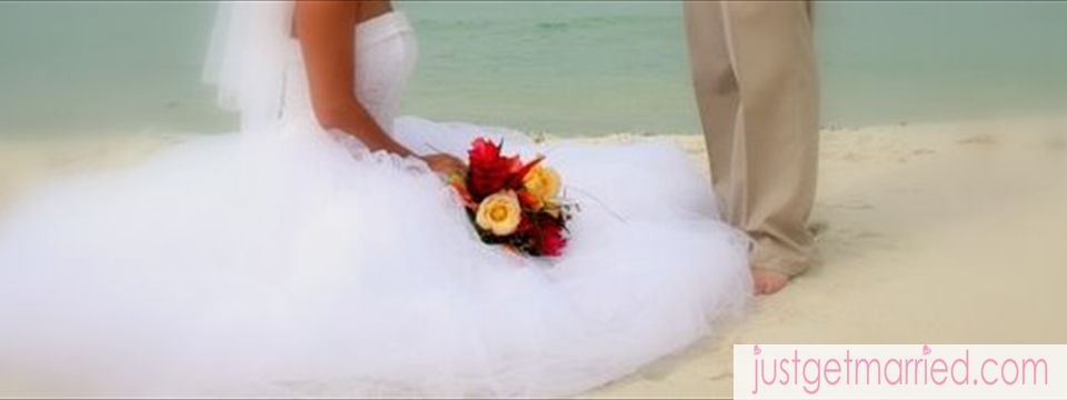 wedding beach bouquet
